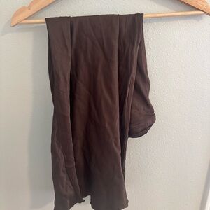 & Other Stories Chocolate midi Skirt